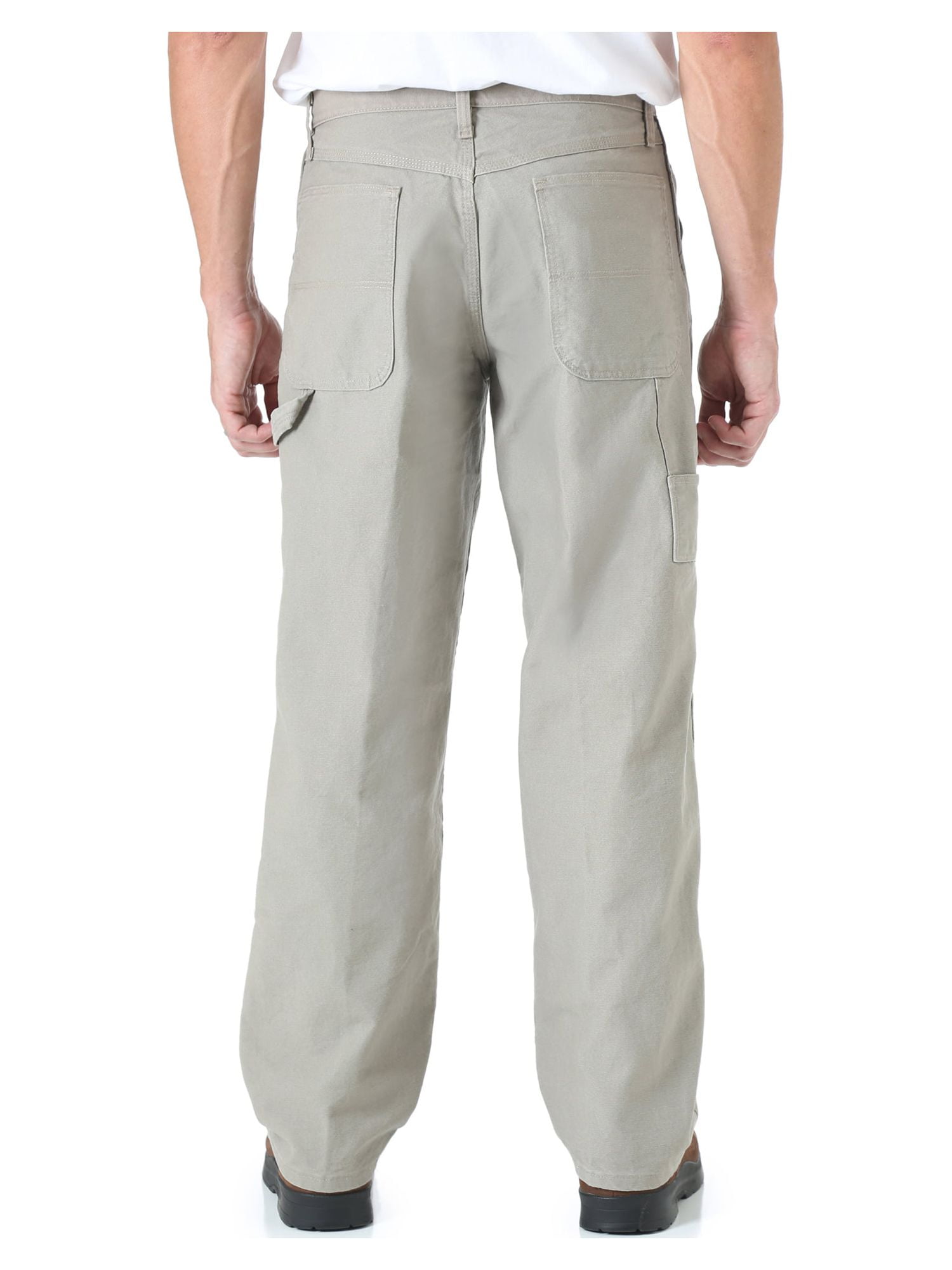 Wrangler Rustler Men'and Big Men's Canvas Carpenter Straight Leg Jeans
