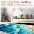 thumbnail image 2 of ODIKA 6'x9' Machine Washable Non-Slip Area Rug, Beach Themed Nautical High Traffic Rug, Blue, 2964, 2 of 7