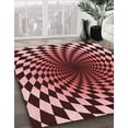 thumbnail image 3 of Ahgly Company Machine Washable Indoor Rectangle Transitional Light Coral Pink Area Rugs, 2' x 5', 3 of 7