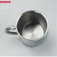 thumbnail image 3 of Taza de boca ancha para llenar y limpiar fácilmente, taza de metal de acero inoxidable de doble pared con características de taza de café aislada para bebidas calientes, 3 of 5