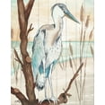 thumbnail image 2 of Medley, Elizabeth 20x24 White Modern Wood Framed Museum Art Print Titled - Heron On Branch I, 2 of 4