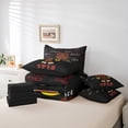 thumbnail image 6 of Castle Fairy Kids Teens Black Girl Bedding Comforter Set,Old Fashion King Bedding Sets, 6 of 8