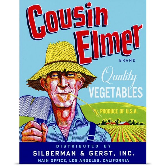 Great BIG Canvas | Rolled Print Collection Poster Print entitled Cousin Elmer