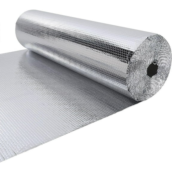 Reflective Insulation Foam,23.6"x 6.56 Ft Window Insulation for Summer Heat,Aluminum Foil Bubble Insulation Roll for Keep Heat,Window Insulation Kit for RV Thermal Insulation Foam