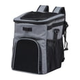 thumbnail image 2 of Bike Basket for Dogs Dog Bike Carrier Backpack Ventilated for Travel Outdoor Grey, 2 of 8