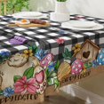 thumbnail image 4 of Mantel Cusugbaso para Pascua, 152 x 305 cm, rectangular, a cuadros negros, 4 of 9