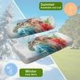 thumbnail image 6 of Aplkyhs Sea Turtle Golf Cart Seat Covers 2-Person Seats Golf Cart Back Seat Kit Club Car Seat Covers Easy to Install Heavy Duty Golf Cart Seat Cover Seat Bottom & Backrest Cushion, 6 of 7