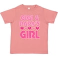 thumbnail image 3 of Inktastic Gigi and Papa Girl Cute Granddaughter Girls Toddler T-Shirt, 3 of 5