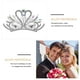 thumbnail image 2 of KAKOWELY Corona de cisne para novia, corona de novia para boda, tiara femenina, corona para la cabeza para mujer, joyería, 2 of 4