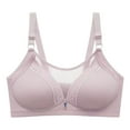 thumbnail image 2 of Women's Push Up Lace Bra - Underwire Padded Add 1 Cup, Full Coverage Plunge T-Shirt Bra, Comfort Lift Up for Everyday Use Light Gray 42, 2 of 6