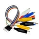 thumbnail image 3 of 10 piezas de pinza de de 5 colores, cables de prueba, cable de puente eléctrico para tablero , DIY, circuito eléctrico de puente de , 20 CENTÍMETROS 20 centímetros Macarena Cables de prueba, 3 of 8