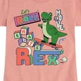 thumbnail image 3 of Disney - Toy Story - Skateboard Rex - Toddler & Youth Girls Short Sleeve Graphic T-Shirt, 3 of 5