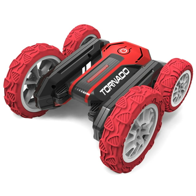 Coche Acrobático Rc 4Wd 2,4 Ghz 360 ° Giratorio De Doble Cara, Coche De Juguete Con Faros Led, Coches De Juguete Para Niños Y Niñas Moyic EL018201-01