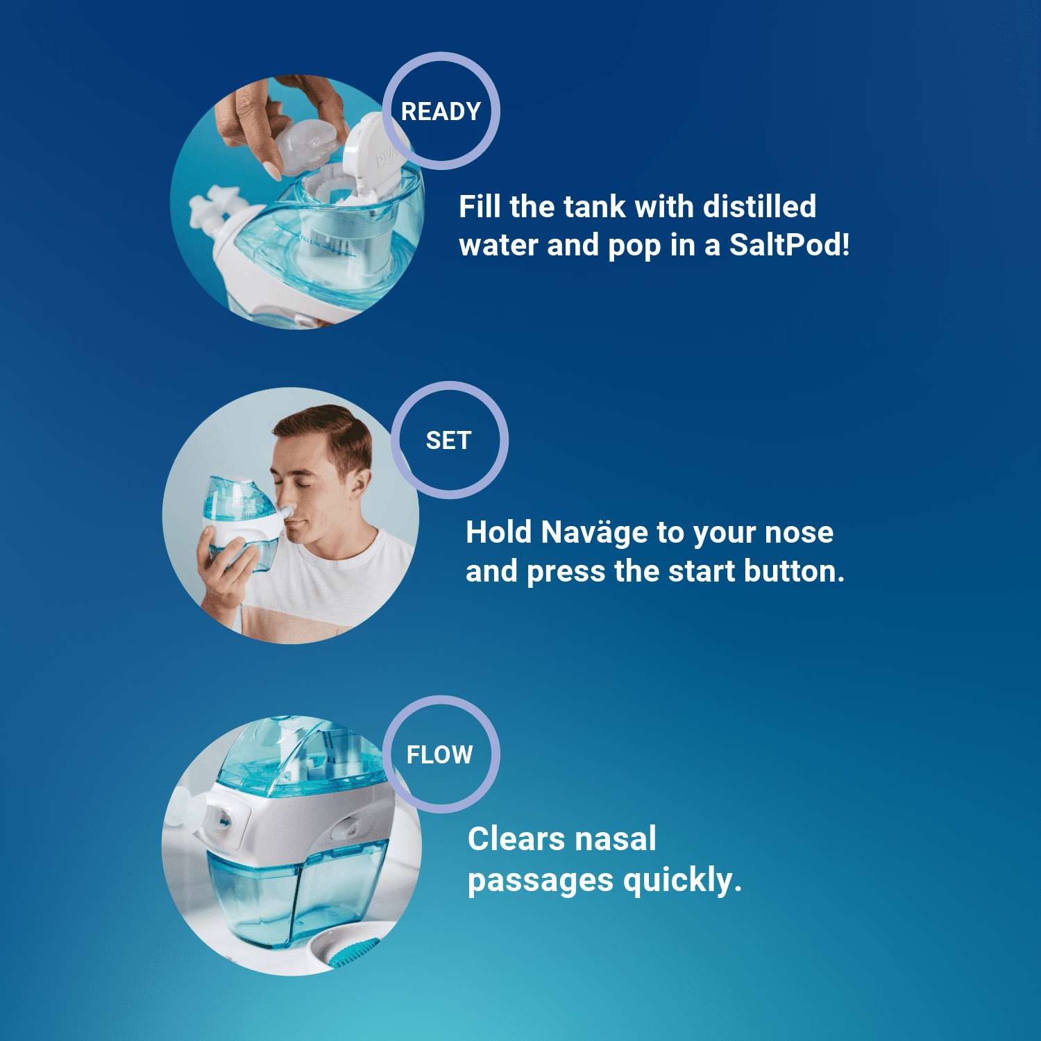 Navage Nasal Care SaltPods, Original Sea Salt, 30 Count