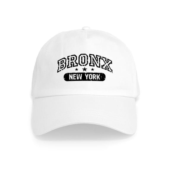 CafePress - Bronx New York Cap - Adjustable 100% Brushed Unisex Casual Cotton Baseball Cap, Beige, 1