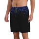 thumbnail image 2 of Fotbe Black Blue Glitter Sparkles Trajes de Baño Estampados para Hombre, Shorts de Verano de Secado Rápido, Ropa de Playa, Bañadores-XX-Large, 2 of 6