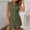 *Army Green, variant on ClodeEU Women's Sleeveless Button Down Shirt Dress,Casual Collared Mini Dress Army Green,Women's Plus L