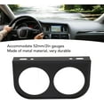 thumbnail image 4 of HUGFEGWE 2 Hole Gauge Panel Gauge 2‑1/16 Inch 52MM Universal Metal Car Meter Mount Instrument Panel Easily Install Gauges and Monitoring Instruments with This Universal Gauge Panel (Black), 4 of 8