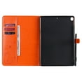 thumbnail image 4 of Dteck Case For Apple iPad 9th Generation 10.2-inch 2021,Magnetic Leather Cat Patterned Wallet Card Holder Smart iPad 8th/7th Gen 10.2" Case Folio Stand Protective Automatic wake/sleep Cover,Orange, 4 of 8