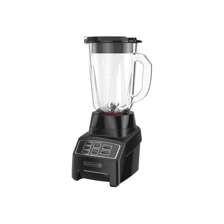 Black+Decker - PowerCrush 3-Speed Food Processor - black