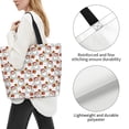 thumbnail image 3 of Disketp Christmas Santa Claus Bolsa Tote Estampada para Mujer, Bolso de Hombro y de Mano para Compras y Viajes, 3 of 8