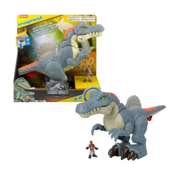 Dinosaurio de Juguete Imaginext Jurassic World Spinosaurus Modo Ataque