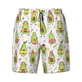 thumbnail image 5 of Rocae Avocado Playing Music for Men's Swim Trunks Quick Dry With Two Side Pockets and One Lined Patch Pocket3X-Large, 5 of 9