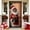 E, variant on Christmas Door Banners Santa Snowman Holiday Door Cover Outdoor Front Porch Wall Decor Home Party Decoration Humorous Design for Door Lawn Porch Festive Cheer