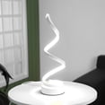 thumbnail image 3 of FLhrweasw Moderna Lámpara Mesa LED en Espiral Mesita Noche Curva UE (A), 3 of 9