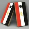 Egypt Flag Cornhole Board Vinyl Decal Wrap