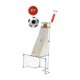 thumbnail image 4 of 2 en 1 infantil de baloncesto, de baloncesto fácil de armar con un juego deportivo de fútbol Juego de baloncesto Mutifuncional, 4 of 9