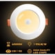 thumbnail image 2 of Foco empotrable LED 12W Blanco cálido 3000K Sensor de movimiento LED Downlight delgado Diámetro 105 mm, 2 of 5