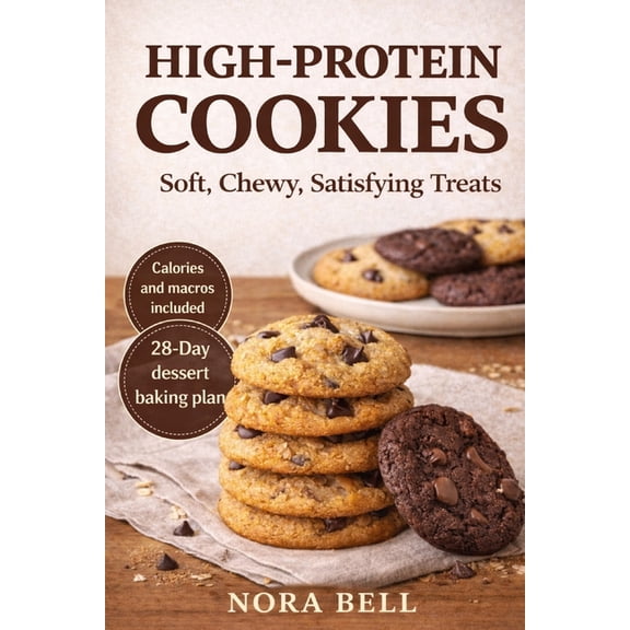 The High Protein Comfort Baking High Protein Cookies: Soft, Chewy, Satisfying Treats, (Paperback)