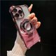 thumbnail image 3 of Luxury Plating Magsafe Magnetic Flash Holder Stand Phone Case For iPhone 11 12 13 14 15 Pro Max Bumper Protector On 15Plus Cover, 3 of 5