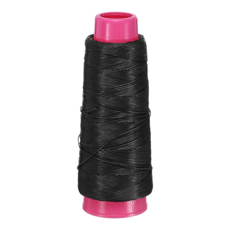 Uxcell Archery Bow String Serving Thread 0.03 Dia Durable Bowstring Thread Accessories 131 Yard/120M & 1600D PE & Black-Fitting For(Tying Peep Sight Nock/Compound/Recurve Bow)