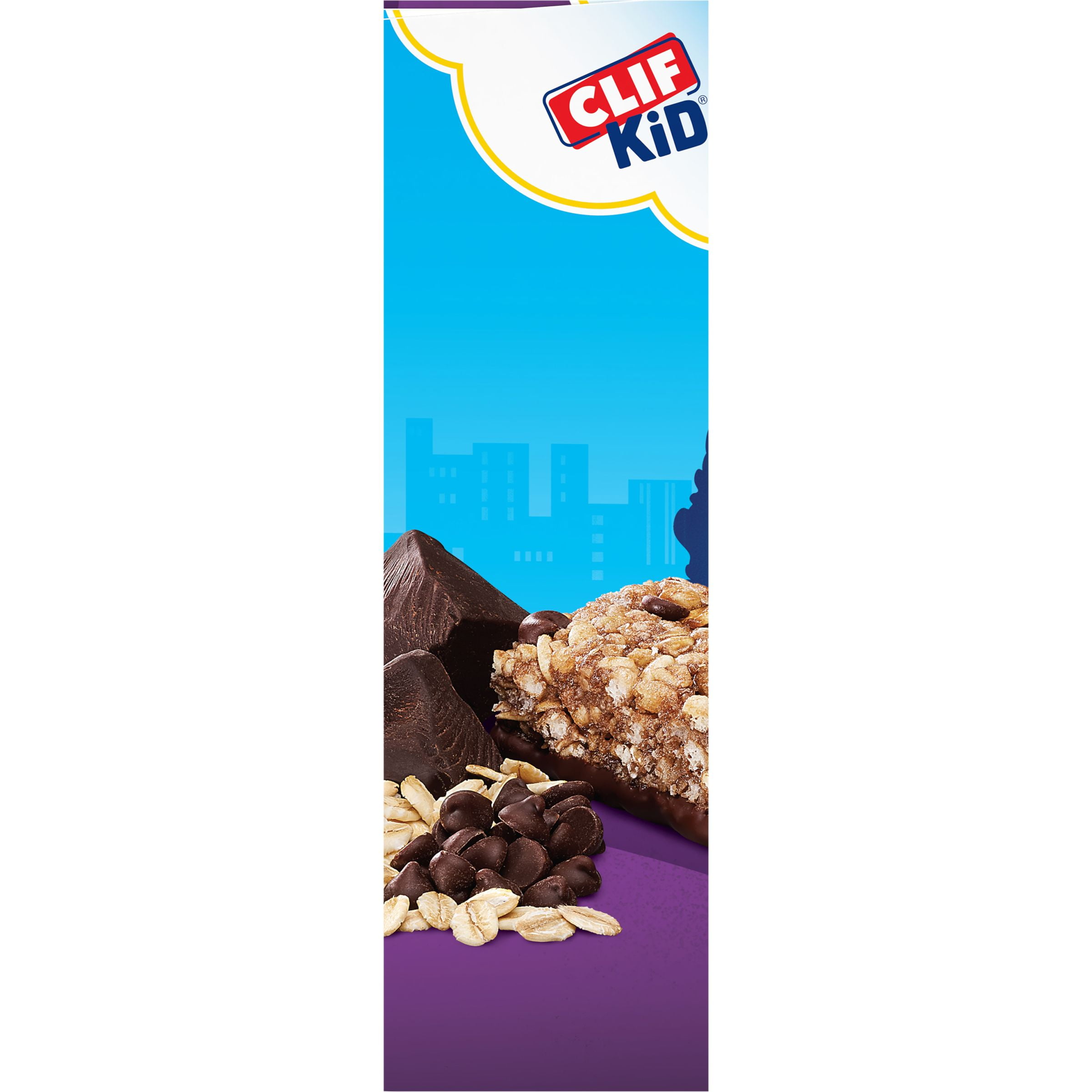 CLIF Kid Zbar Protein - Chocolate Chip - Crispy Whole Grain Snack Bars - Made with Organic Oats - Non-GMO - 5g Protein - 1.27 oz. (Pack of 2)
