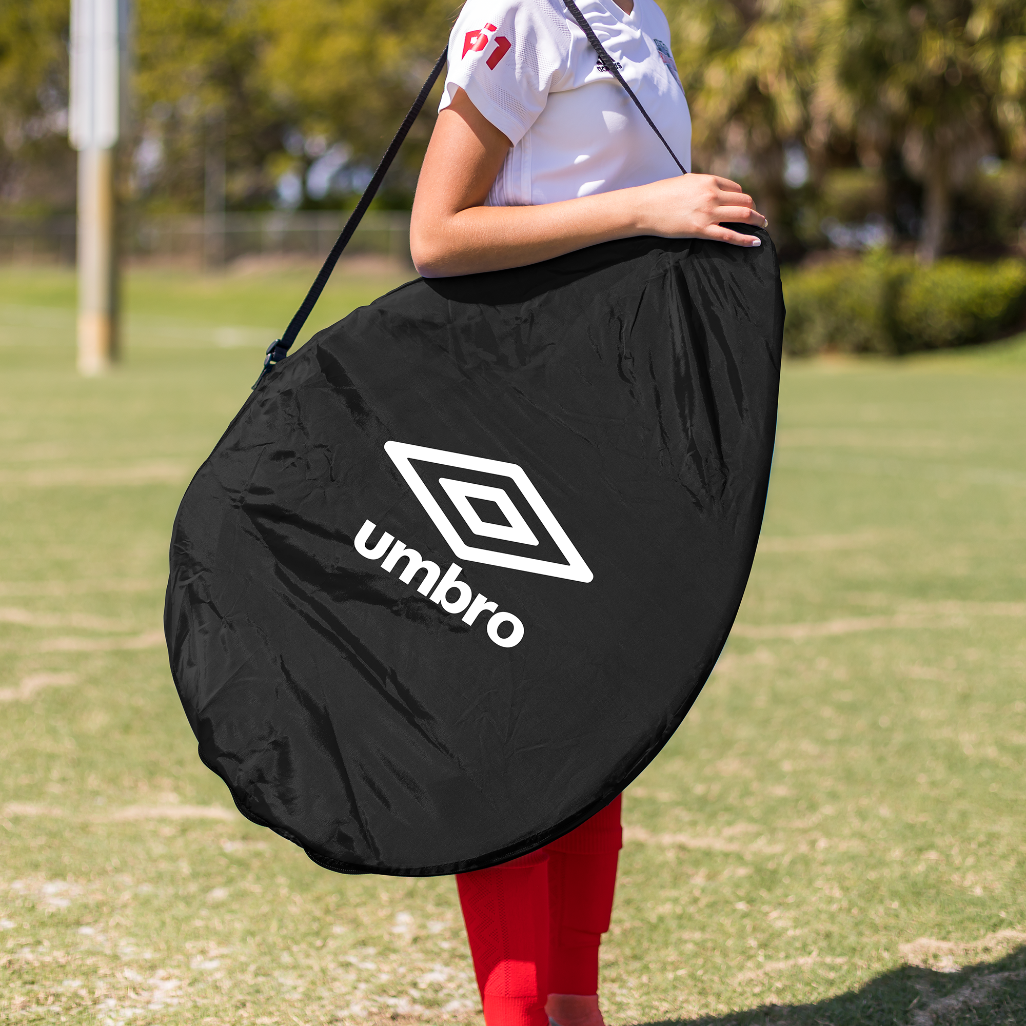 Umbro 3' x 2' Pop-up Soccer Goal Net Set - Portable 2 Goal Set with Carry Bag - image 5 of 5