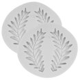 thumbnail image 1 of 2pcs Diy Silicone Molds Leaf Pattern Handcraft Mold Easy Demoulding Delicate Baking Mold, 1 of 8