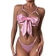 thumbnail image 1 of Gibobby Conjunto de lencería de encaje Camisón de encaje para mujer, lencería sexy de encaje para novia(Rosa, 3XG), 1 of 5