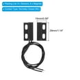 thumbnail image 2 of Unique Bargains Magnetic Reed Switch, 6 Pack NC Wired Magnetic Contact Switch, Black, 2 of 5