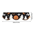 thumbnail image 3 of Halloween Fireplace Scarf Table Banner Polyester Decorative Runner for Mantel Window Door Seasonal Home, 3 of 7