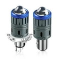 thumbnail image 6 of Motorcycle led headlight accessories lens bulb dual color H4 H6 BA20D, 6 of 10