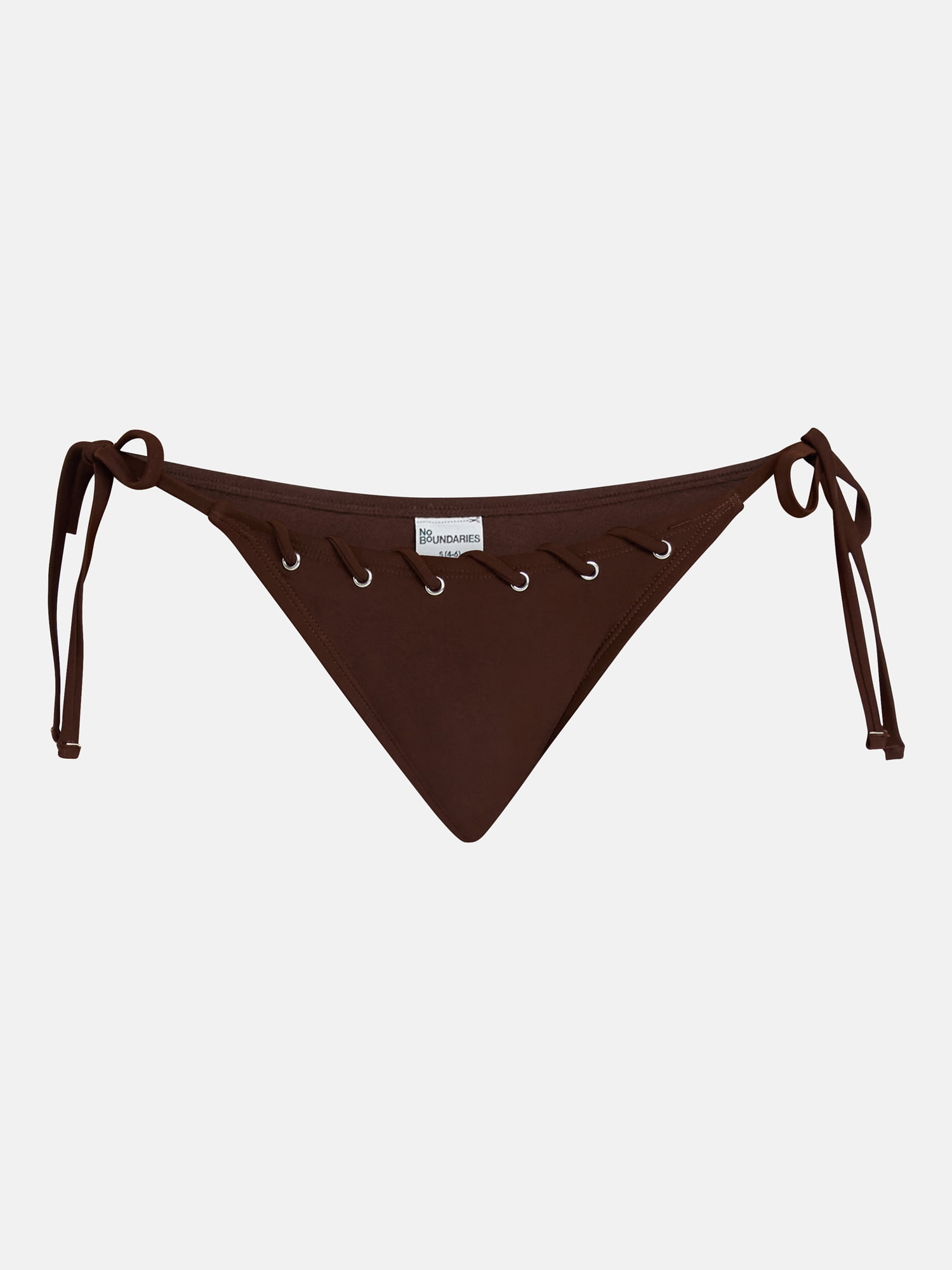 No Boundaries Rope String Bikini Bottoms, Women's XXS-XXL