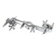 thumbnail image 1 of Accesorio de extensión de abrazadera para rack de batería, multiusos, desmontable, duradero y de conexión Plata estilo A, 1 of 9