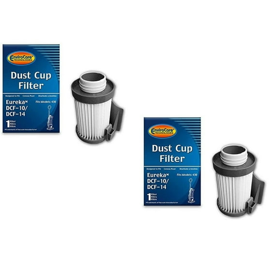 2 EnviroCare Replacement HEPA Vacuum Filters for Eureka DCF-10/14 F946