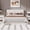Corduroy White, variant on Bed Frame with Headboard, Fully Platform Upholstered Bed Frame, No Box Spring Needed, Noise-Free, Strong Wooden Slats Support, Easy Assembly