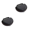 thumbnail image 3 of ZheElen Sac de Rangement pour Écouteurs Compact en Tissu Durable et à la Mode Housse de Rangement pour Écouteurs Noir 2Set, 3 of 6