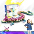 thumbnail image 1 of Dragon Toy HyBais HyBais, 30 cm, cristal impreso en 3D para niños, 1 of 8