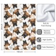 thumbnail image 3 of 2 Pcs Funny Kitchen Towels,Cute Doberman and Dog Footprint Microfiber Dish Towels,Kitchen Tea Towels,Kitchen Towel Set (18" X 26"), 3 of 3