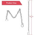 thumbnail image 2 of 3pcs Toilet Fly Chain, Universal Stainless Steel Toilet Fly Chain Replacement Kit Adjustable Length, Fits Most Toilet Baffles, 2 of 7
